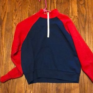 Track jacket pull over